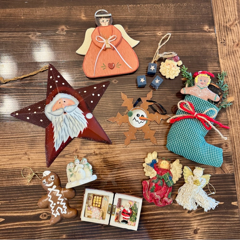 Vintage 90’s Holiday Ornament‎ & Decor Set